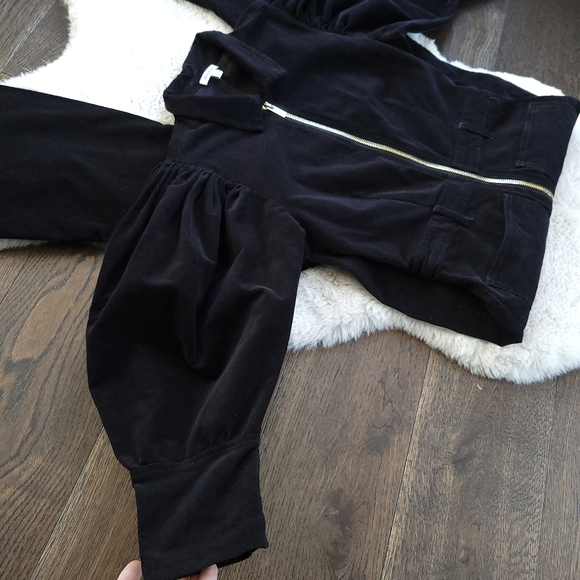 We Wore What 70s Corduroy Puff Sleeve Flared Jumpsuit - Picture 4 of 14